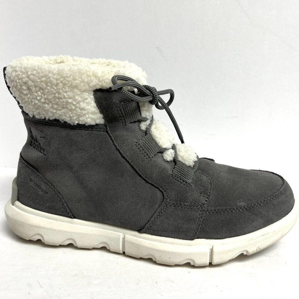 Sorel Womens Explorer II Carnival Cozy Waterproof Boot Gray 8 M